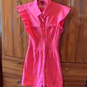 DEREON PINK COTTON DRESS